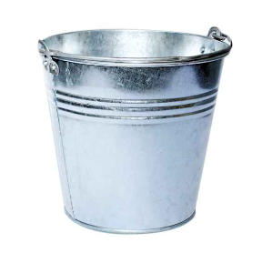 Відро кругле, оцинковане 15л МЕТИД